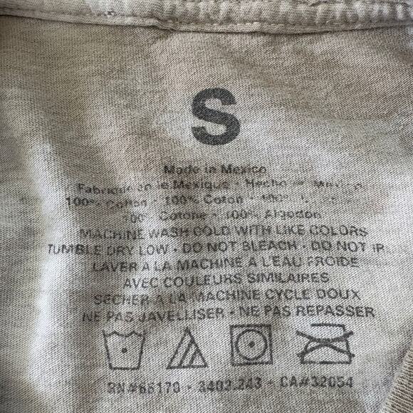 ZZ Top Tonnage Tour Graphic Band Tee Small Tie Dye Devil Vintage Style Gray - Picture 3 of 5